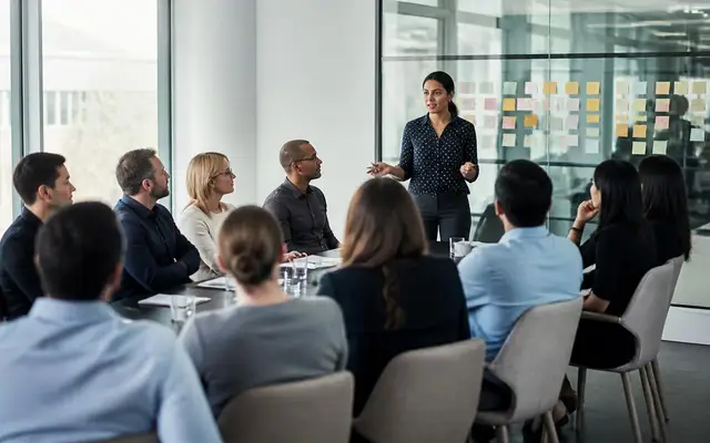 L'Académie IA : professionnels en situation illustrant programme intra-entreprise